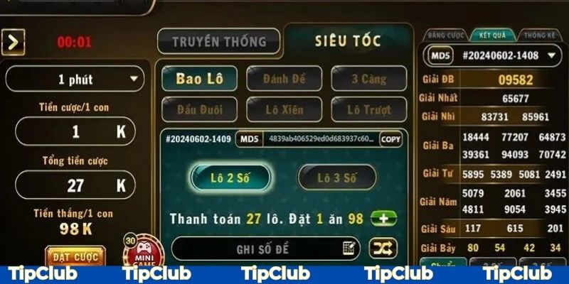 Giải trí lô đề trực tuyến tận hưởng tiền thưởng siêu cao