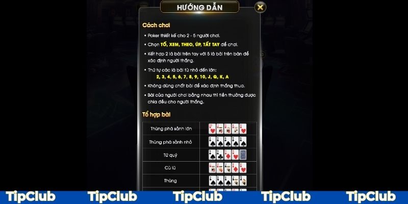 Hiểu cách chơi Poker với quy luật cơ bản tại cổng game