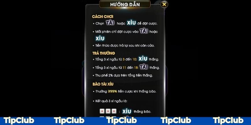 Luật chơi Tài Xỉu đã được quy định rõ ràng để đảm bảo công bằng